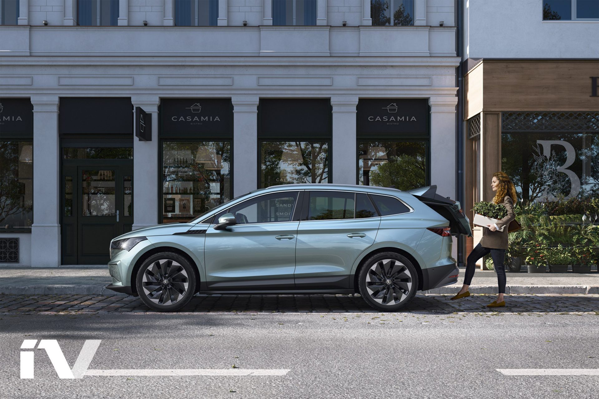 Skoda Enyaq vista laterale