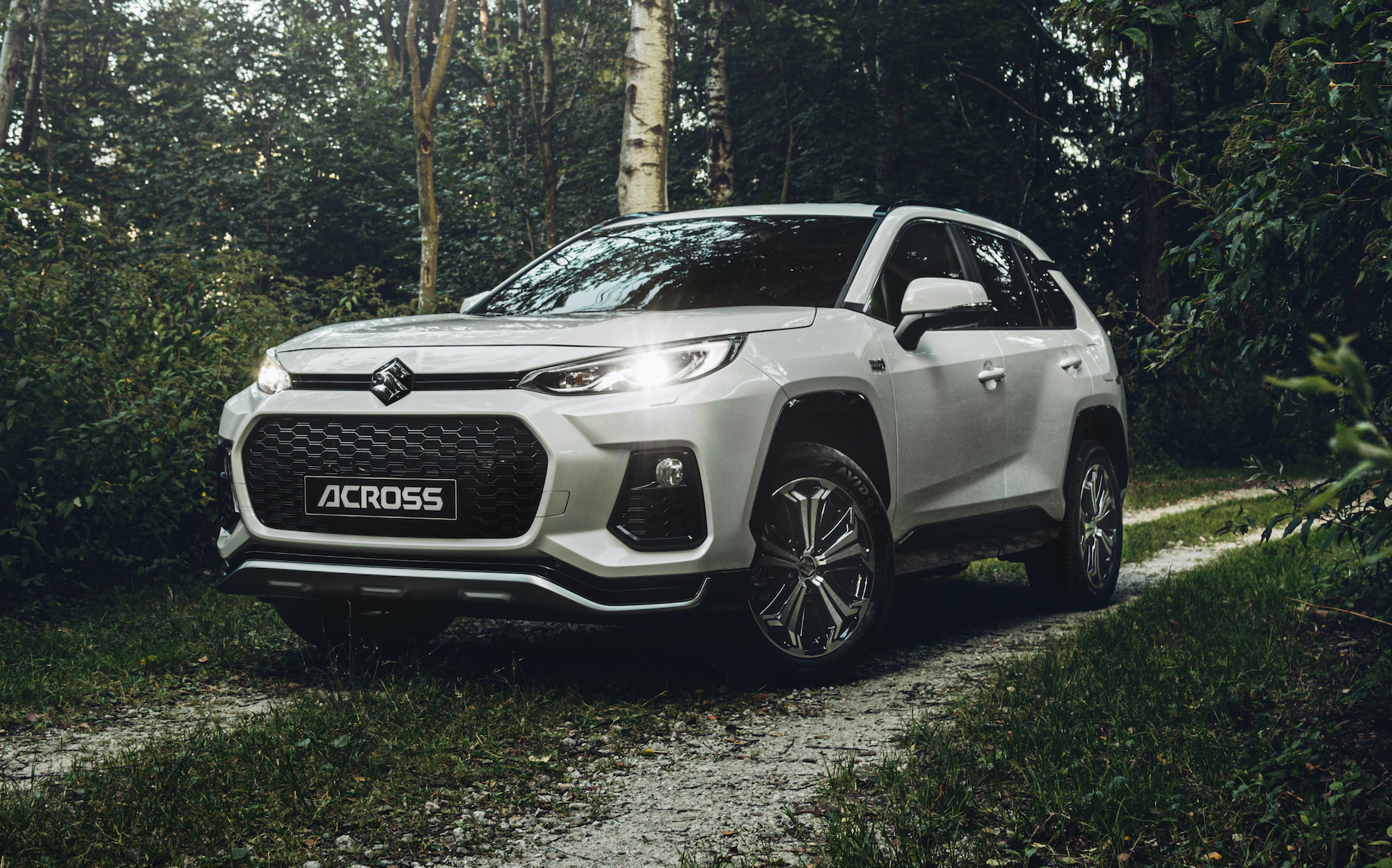 SUZUKI ACROSS PLUG-IN frontale offroad