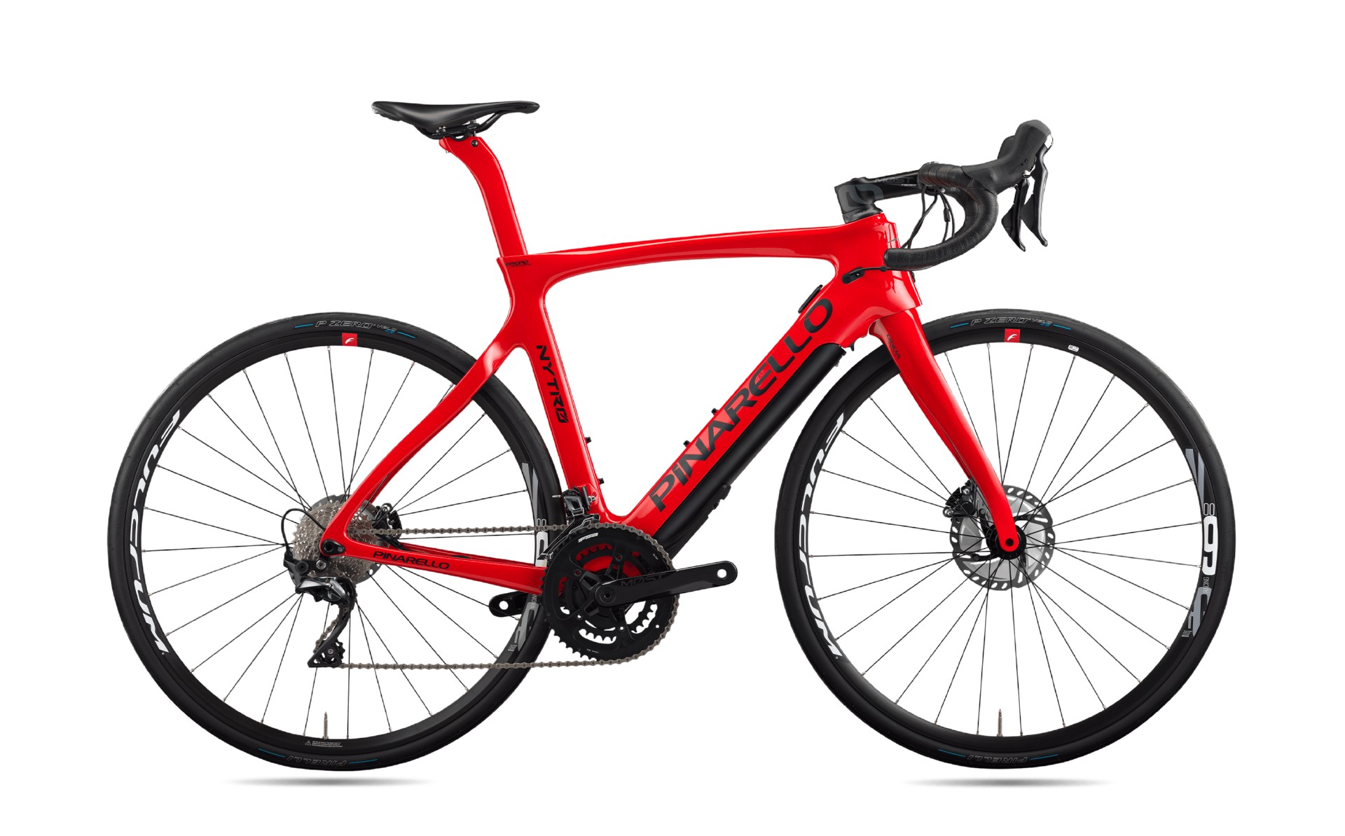 bici a pedalata assistita Pinarello Nytro, vista laterale statica