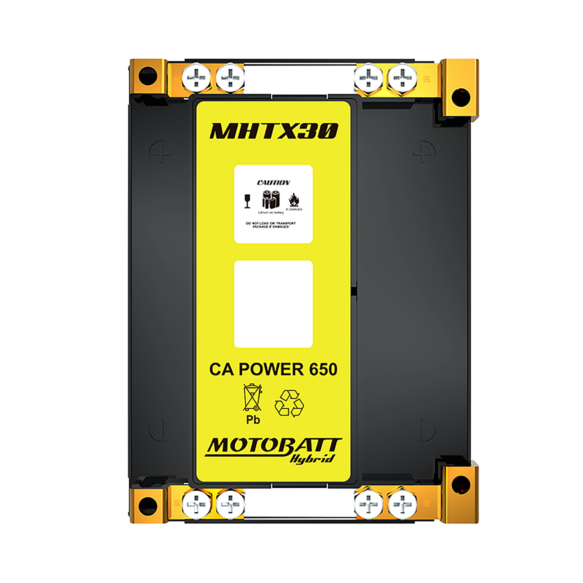 motobatt batteria hybrid vista da alto