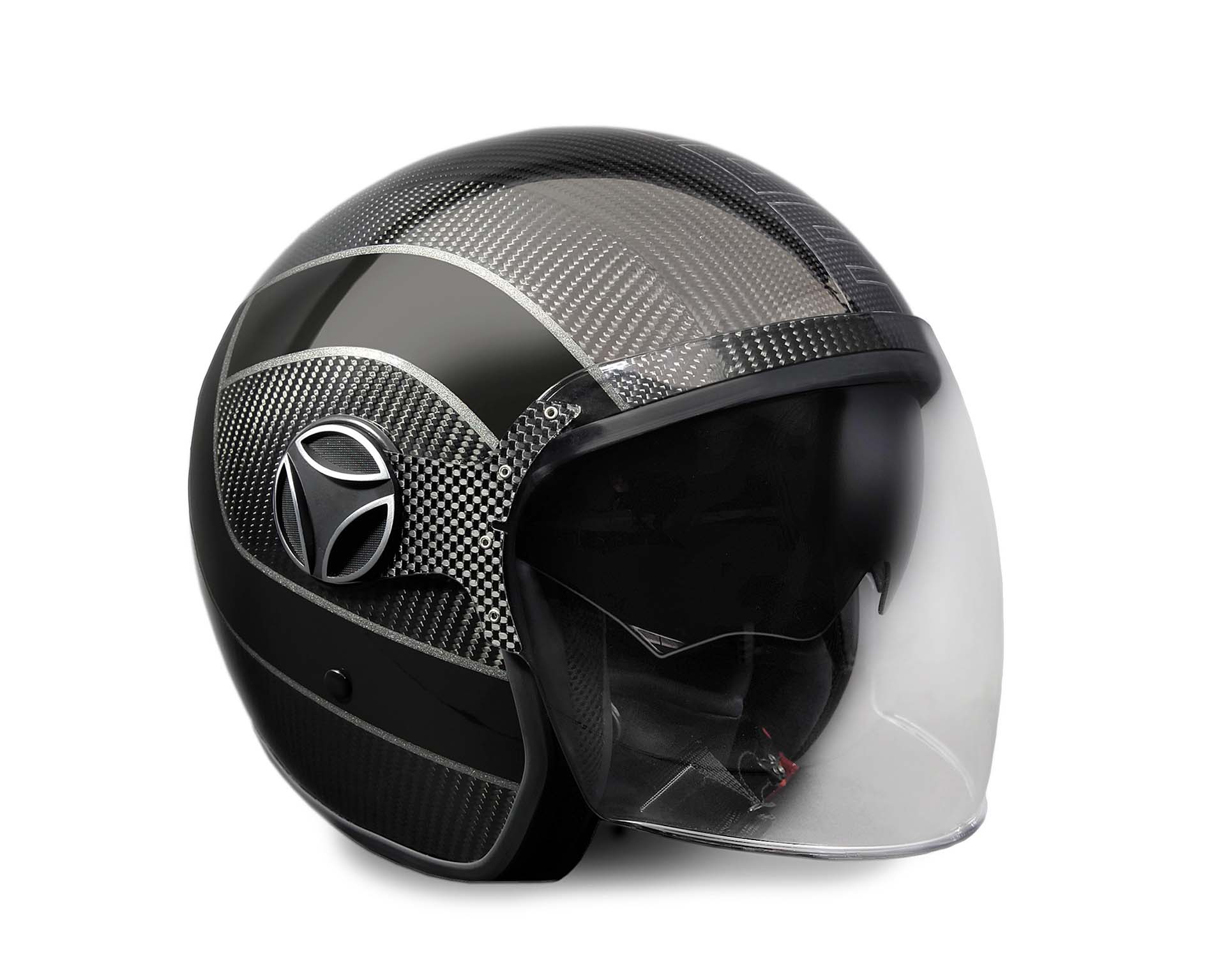 Casco MOMODESIGN Arrow Black e Carbon Edition