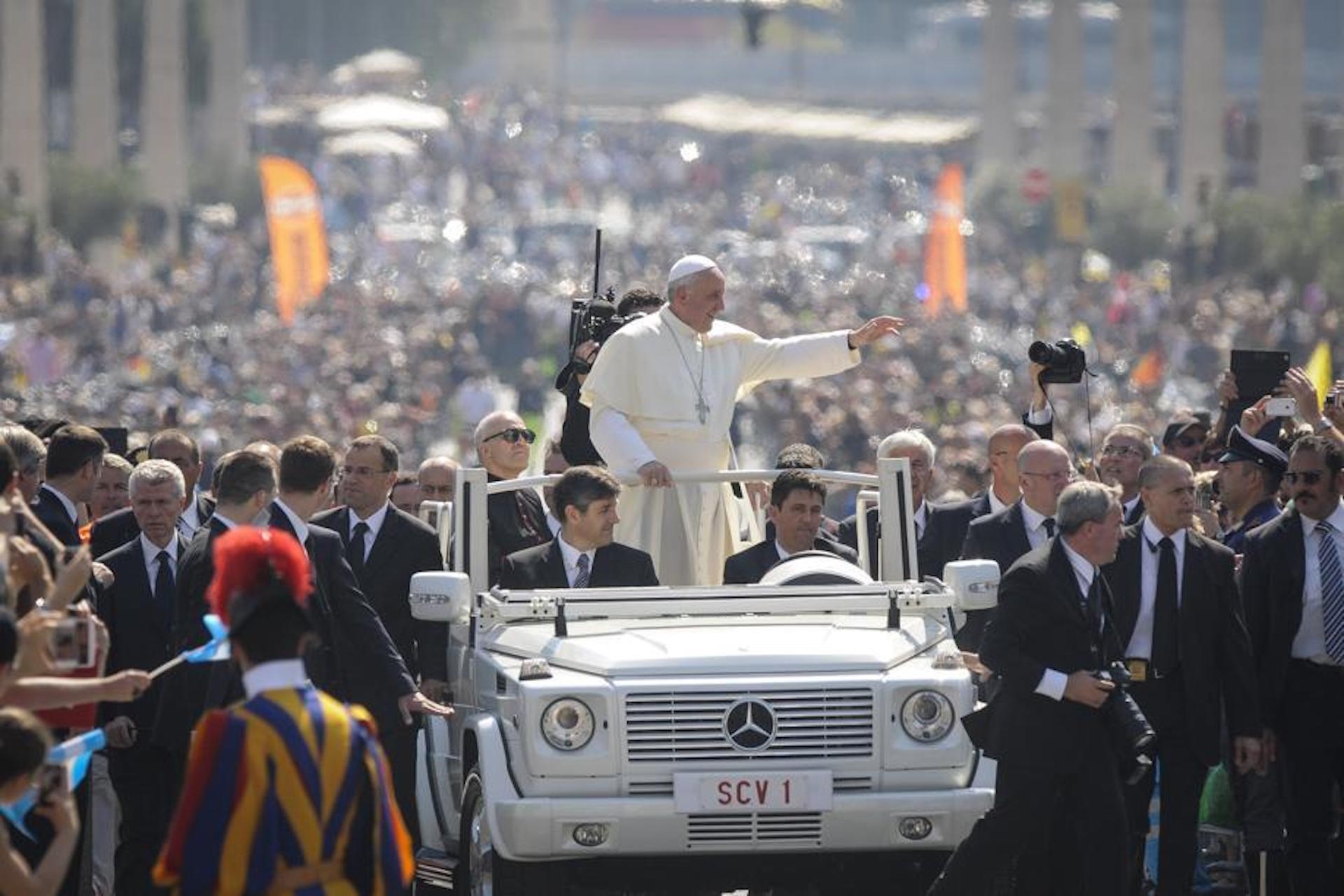 Mercedes Classe G Papa Francesco Papamobile