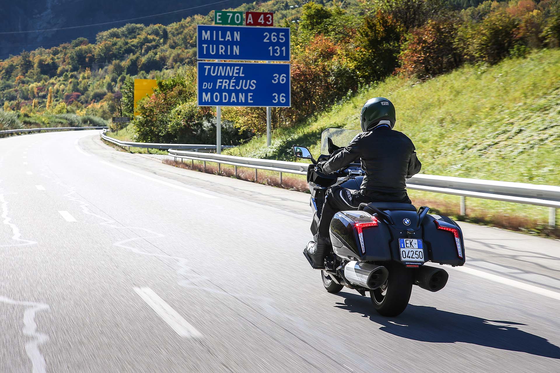 BMW K 1600 B in viaggio