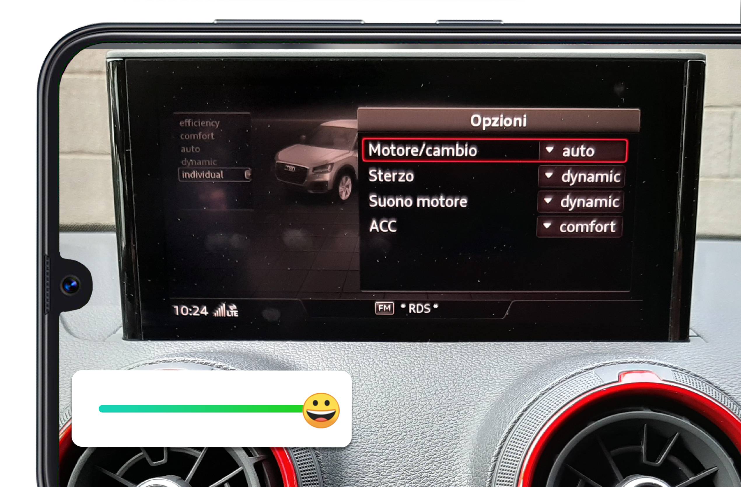 Audi SQ2 schermo infotainment