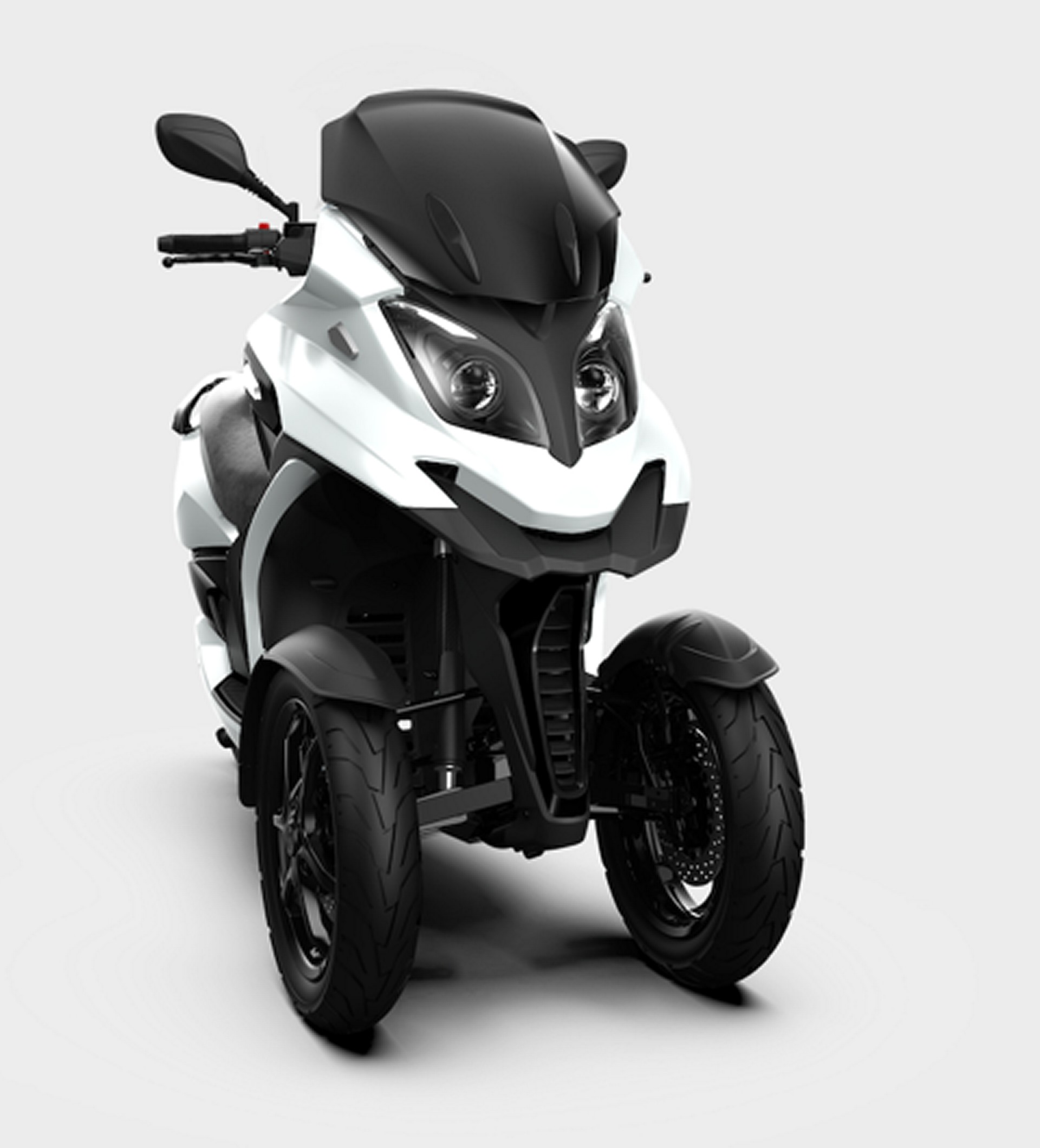 Qooder QVe tre ruote elettrico bianco 