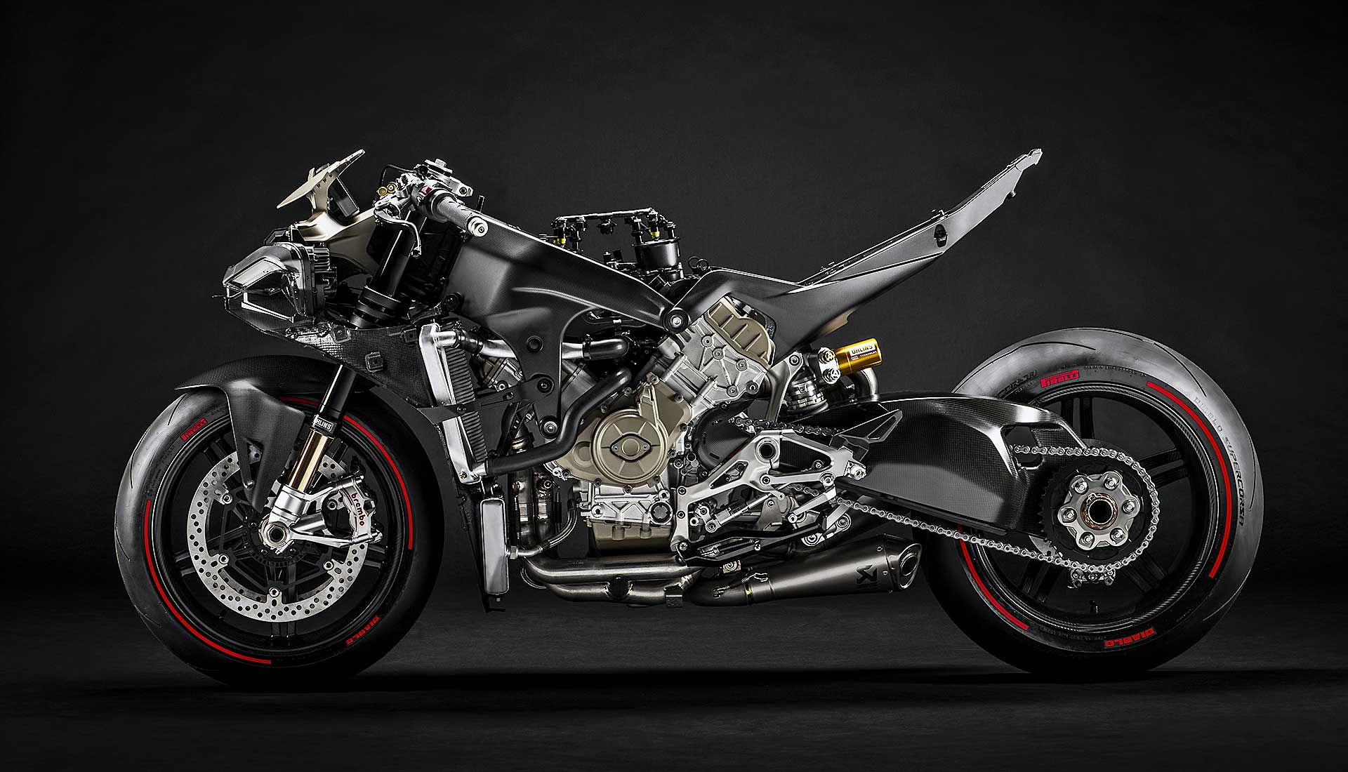 Ducati Superleggera V4 moto nuda senza carena