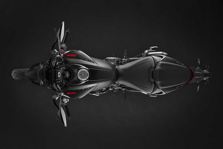 Ducati Monster 2021 vista zenitale