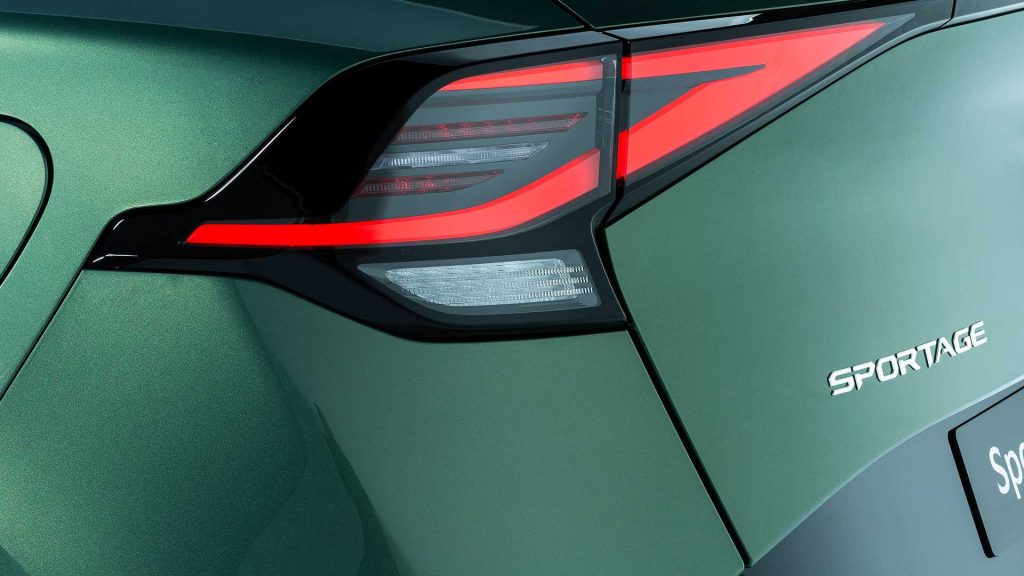 Kia Sportage 2022 Europa - dettaglio faro posteriore
