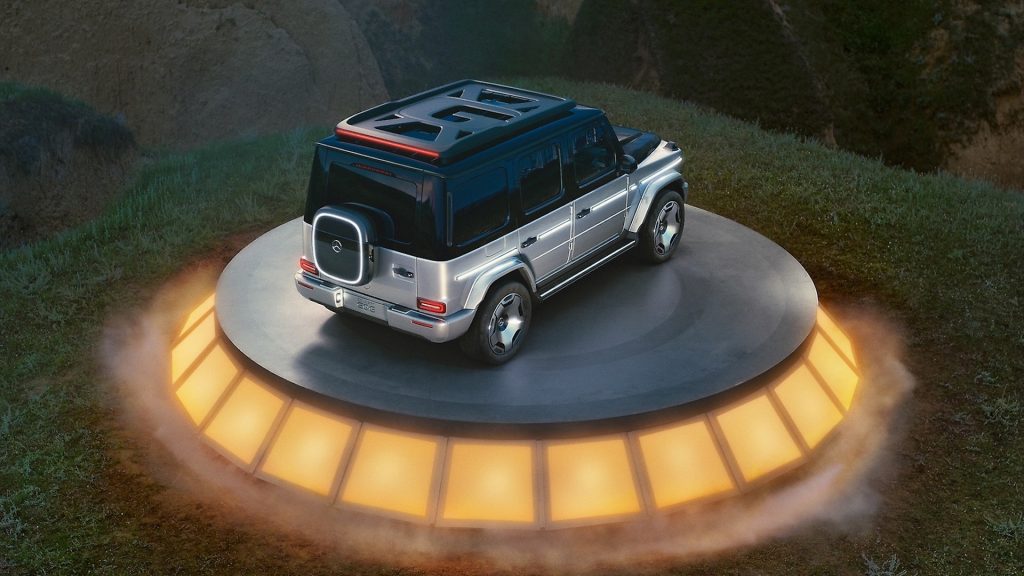 Mercedes EQG - statica alta posteriore