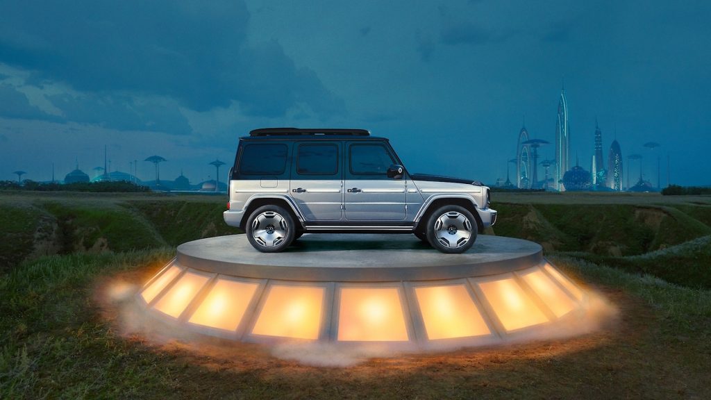 Mercedes EQG - statica laterale