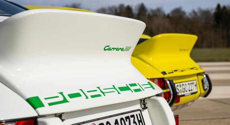 Porsche 911 Carrera RS 2.7, spoiler, coda d'anatra