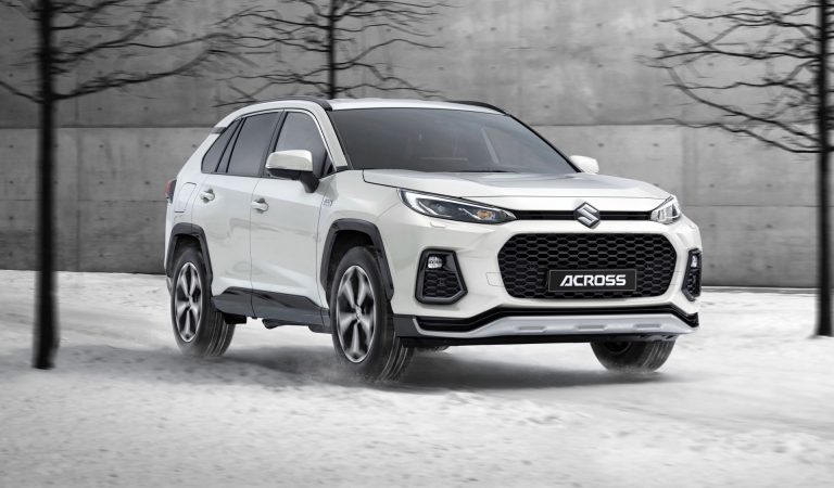 Suzuki Across Plug-in nella neve