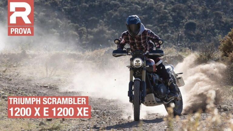 Triumph Scrambler 1200 XE e 1200 X Prova