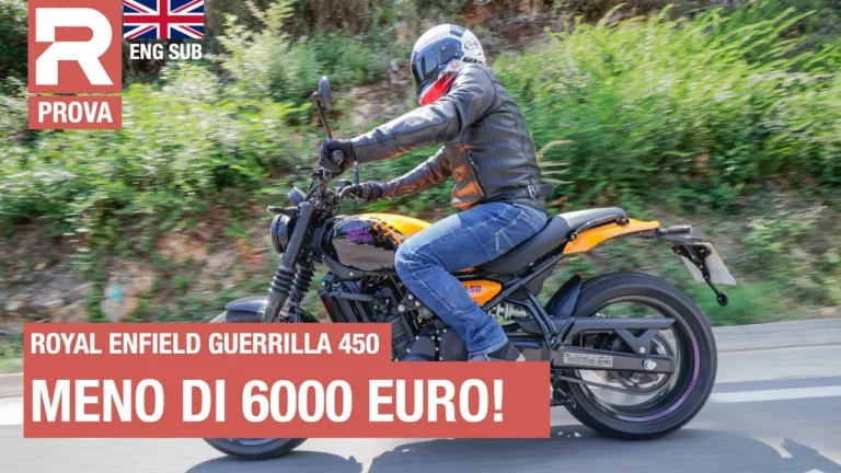 Royal Enfield Guerrilla 450 - prova