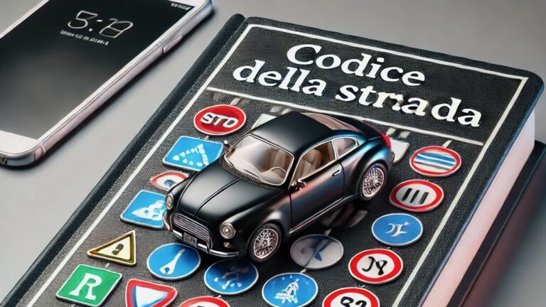 nuovo codice della strada 2024 con modellino in copertina